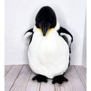Folkmanis Folktails Emperor Penguin Plush Full Body Hand Puppet 14” Tall Stuffed